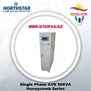 Northstar Single Phase Voltage Stabilizer 30kVA Input Voltage Range 220V ±20% Output Voltage 220V, 60Hz with TVSS (Indoor) MBR-30KVA/AZ