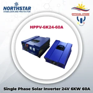 NORTHSTAR Solar PSW Inverter 6KW 24VDC 60Amp Solar Charger w/LCD HPPV-6k24/60A