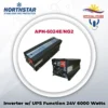 NORTHSTAR UPS w/ AVR & AGS, Battery Priority & Solar Enhanced 6000W 24VDC 220VAC APH-6024E/NG2