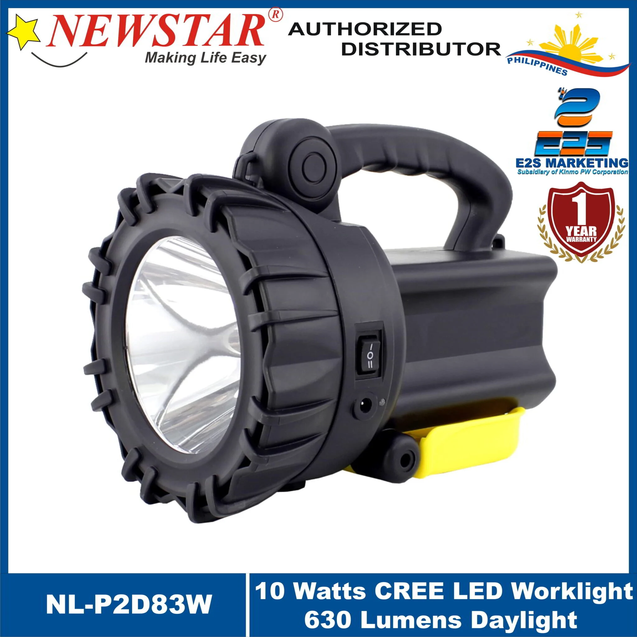 Newstar 10 Watt 630 Lumens Spotlight (Warmlight) NL-P2D83W