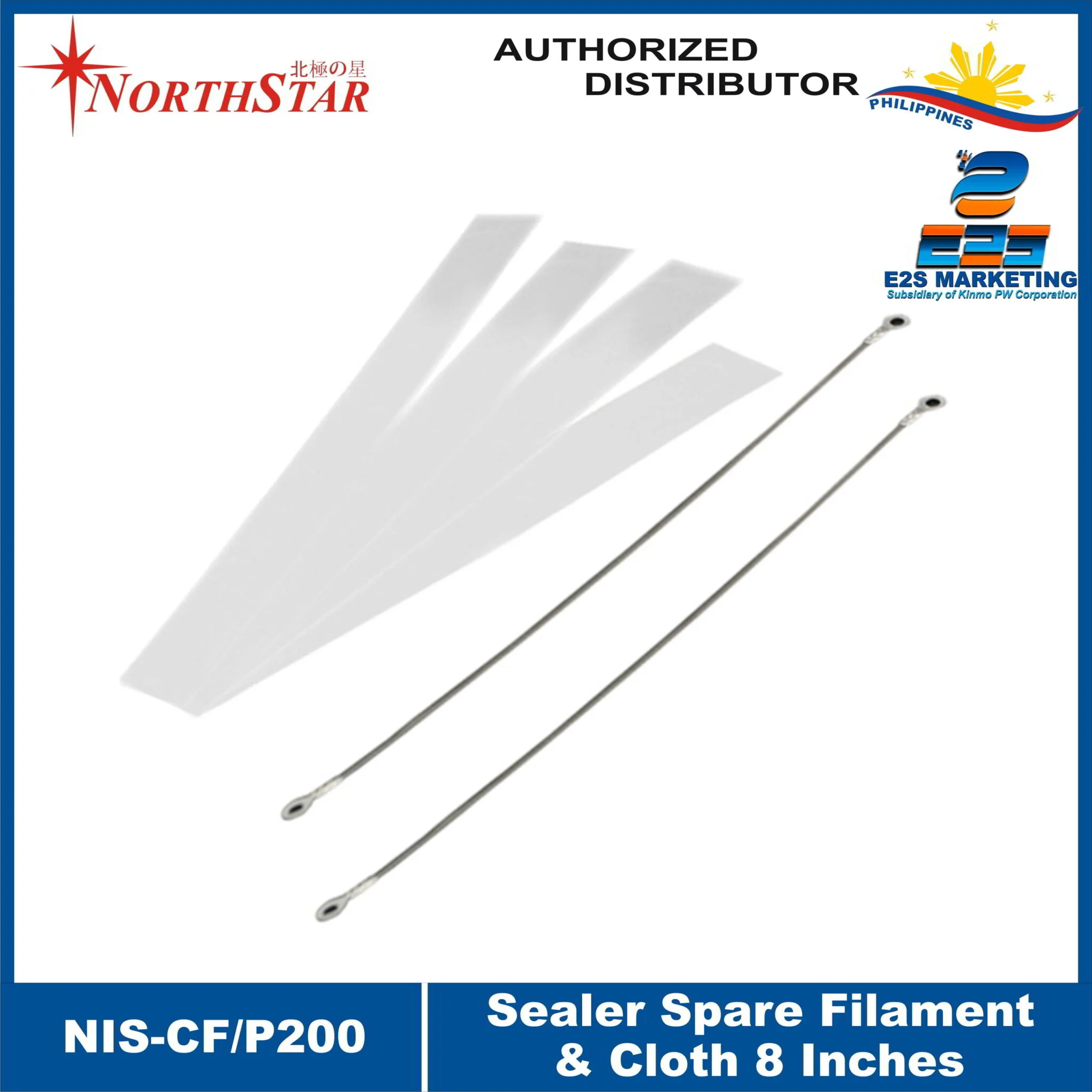 Northstar Spare Filament & Cloths 8 Inches NIS-CF/P200