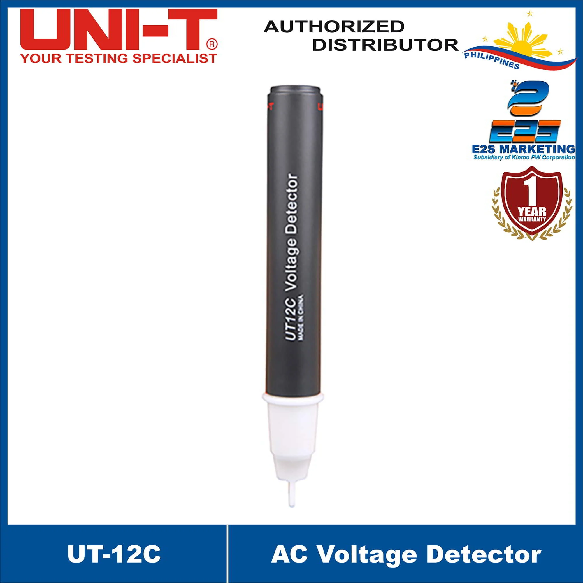 UNI-T UT12C Non-Contact AC Voltage Detector Complies with CAT IV 1000V UT-12C