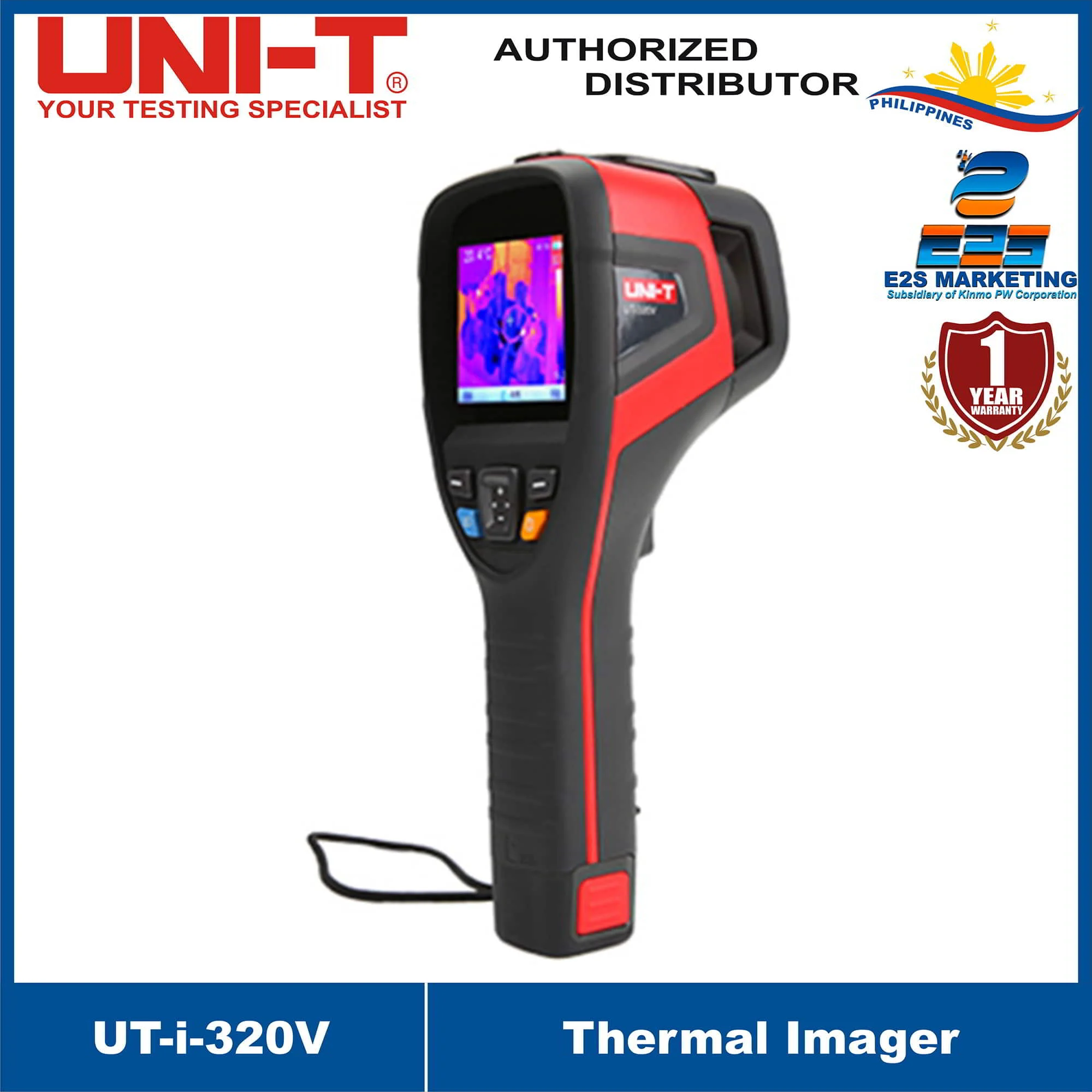 UNI-T UTI320V Thermal Image 3.5 inch TFT LCD Screen 50Hz High Image Frequency Image Blending UT-I-320V