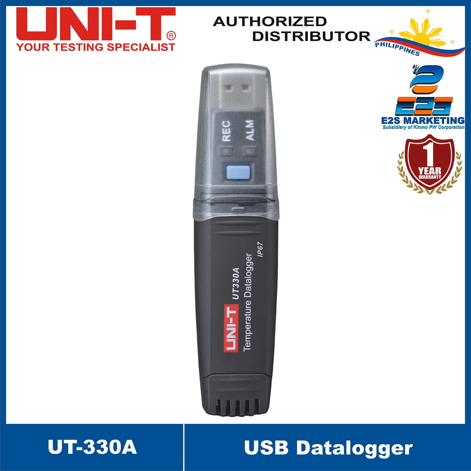 UNI-T UT330A USB Data Logger ,Trend Capture to BMP/CSV/TXT Files UT-330A