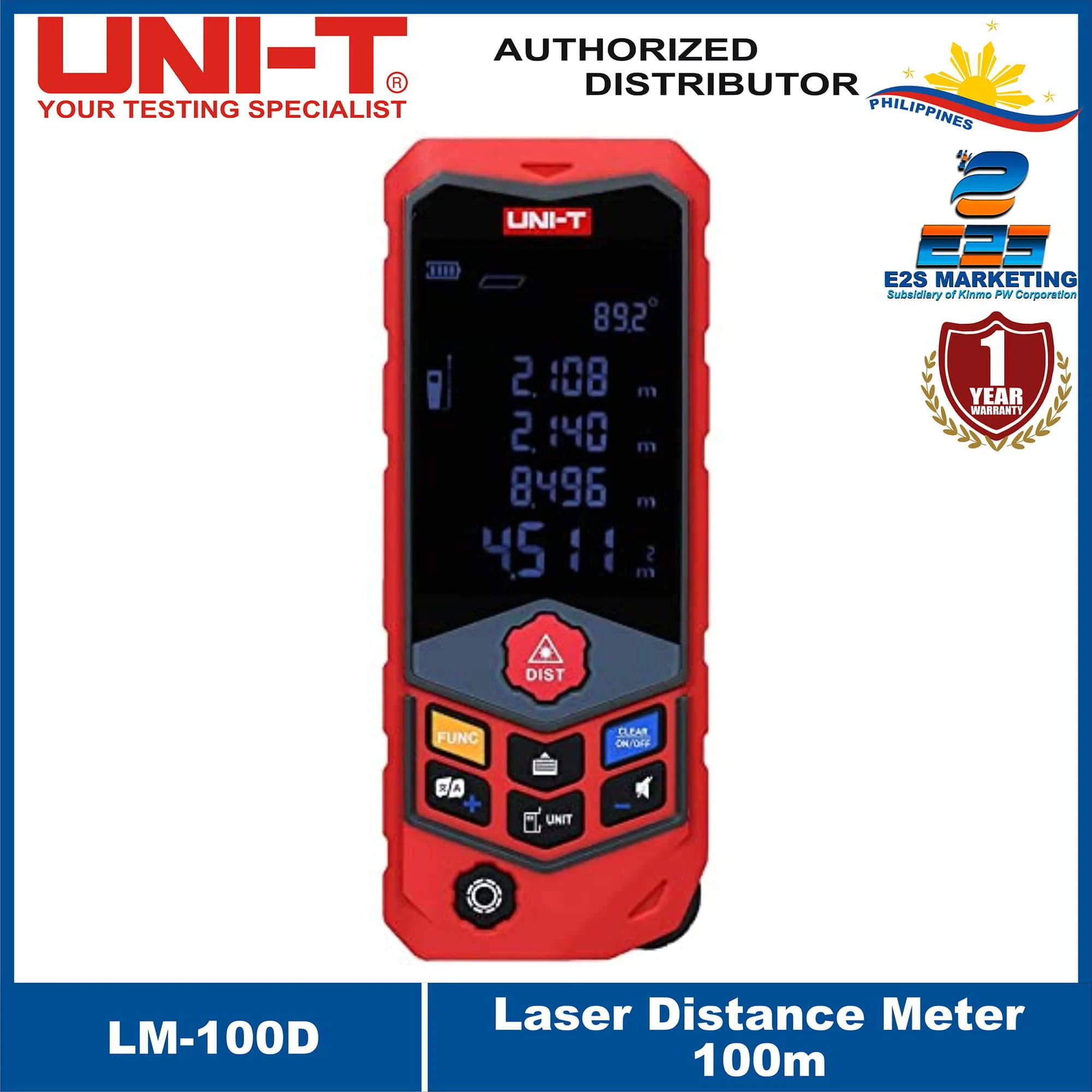 UNI-T LM100D Laser Distance Meter Curvature Measurement, Test Curve Length via the Roller LM-100D