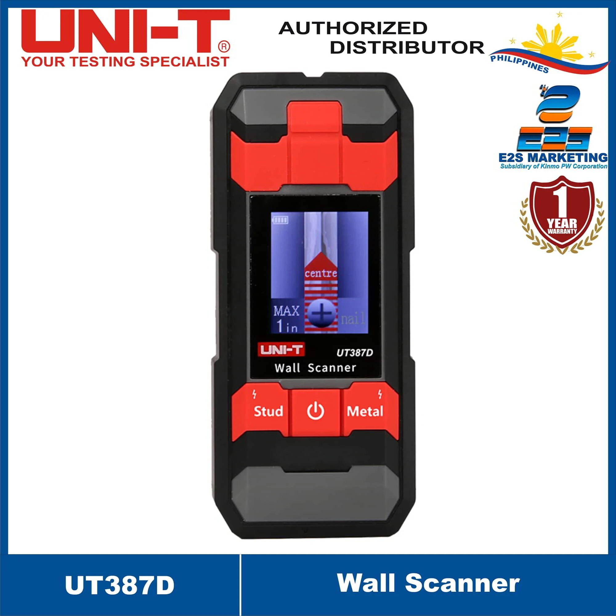UNI-T UT387D Wall Scanners (Wooden Beam, Metal Object, Electric Wire) UT-387D