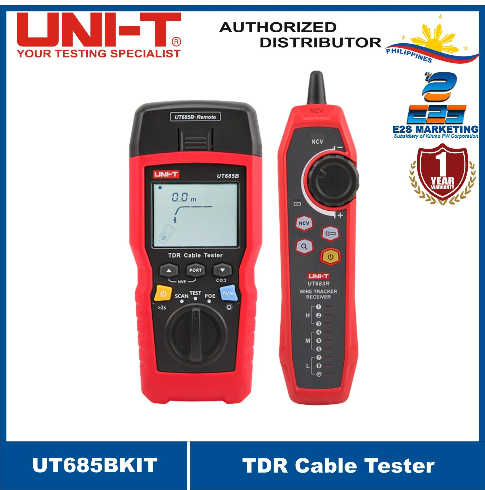 UNI-T UT685B KIT TDR Cable Tester