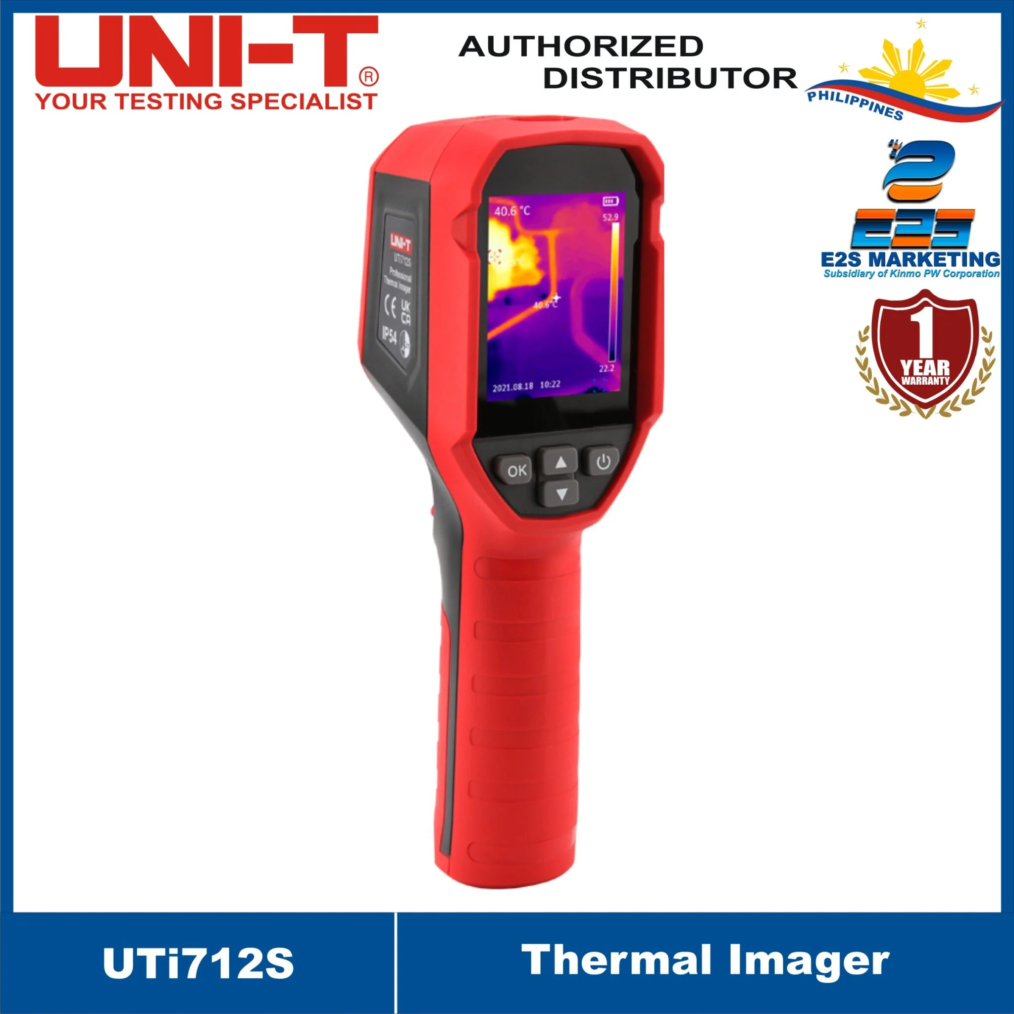 UNI-T UTi712S Thermal Imager -20°C~400°C Cost-effective Thermal Camera with Software