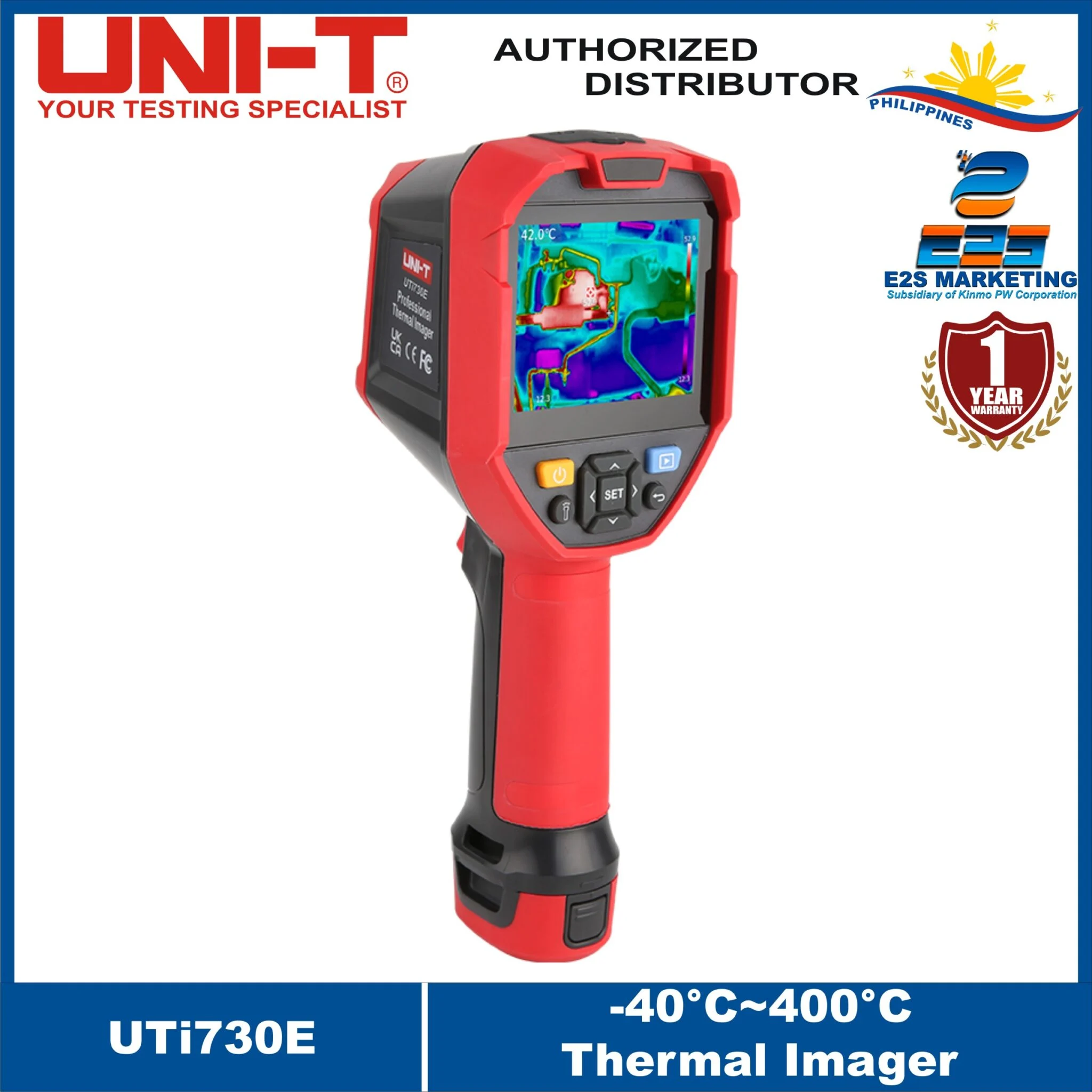 UNI-T UTi730E Professional Thermal Imager -40°C~400°C Enhanced Thermal Camera with Software